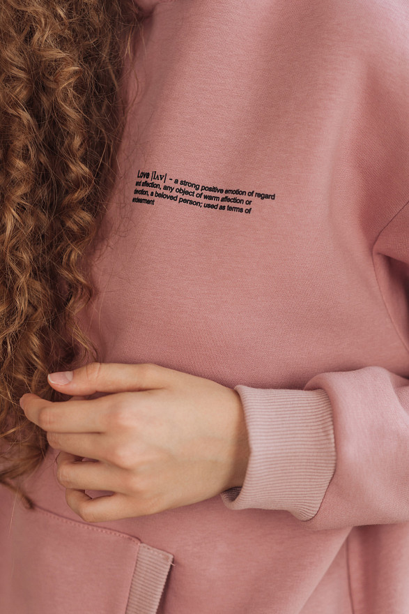 Powdery slogan sweatshirt
