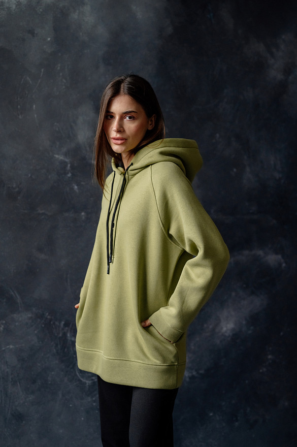 Olive Oversized Sweatshirt
