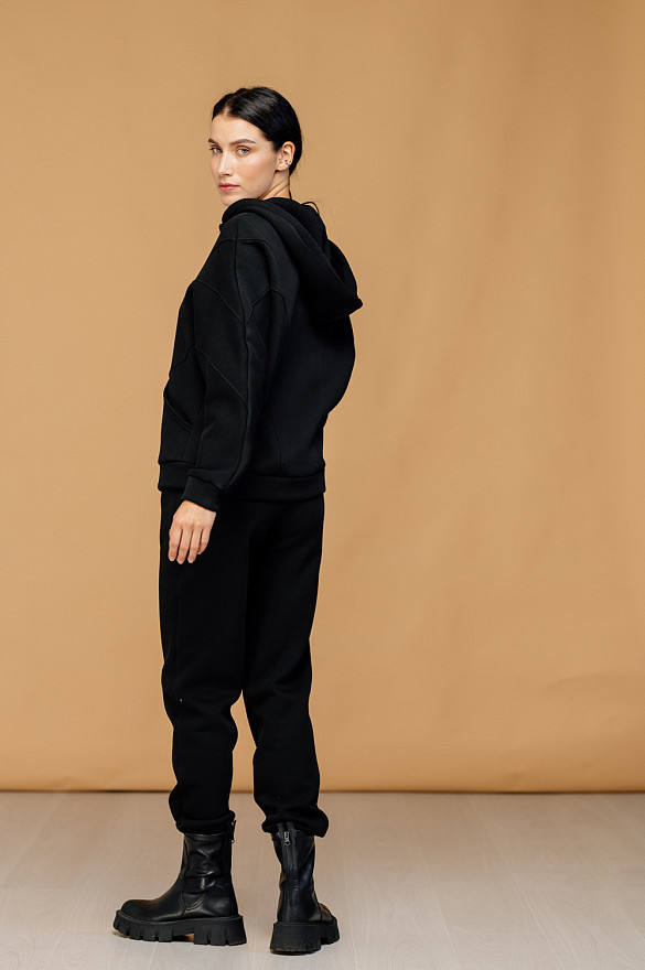 Black fleece pants
