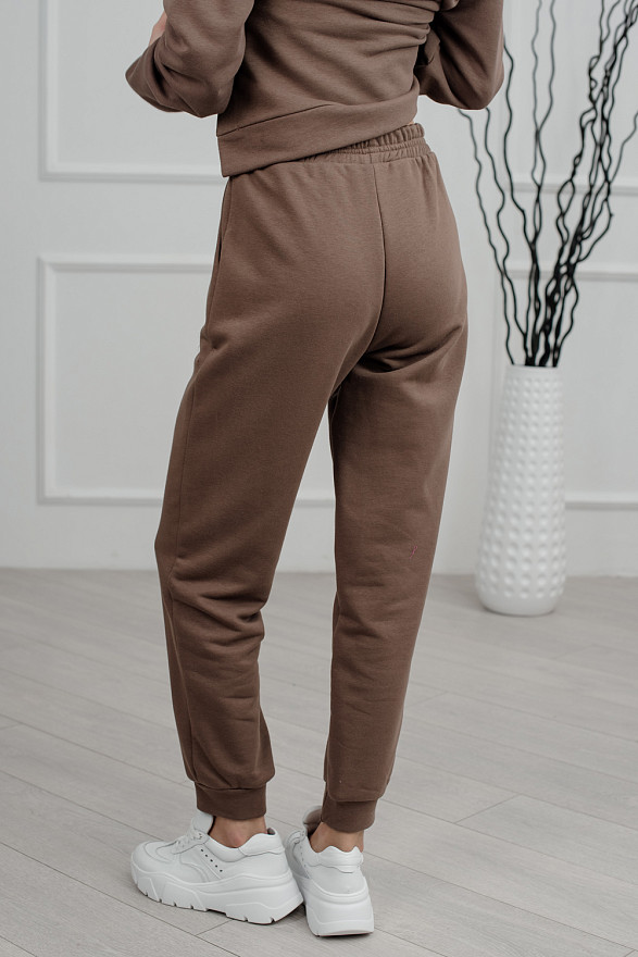 Трикотажные брюки-джоггеры