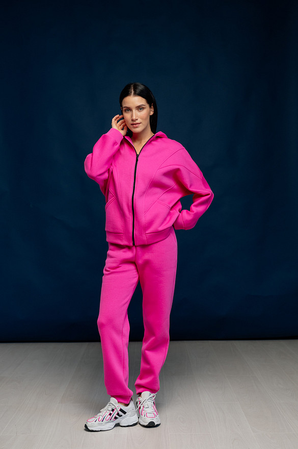 Trendy raspberry sweatshirt