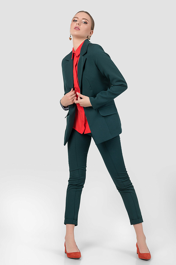 Classic blazer with button