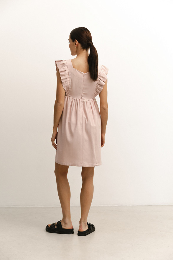 Sleeveless dress color 