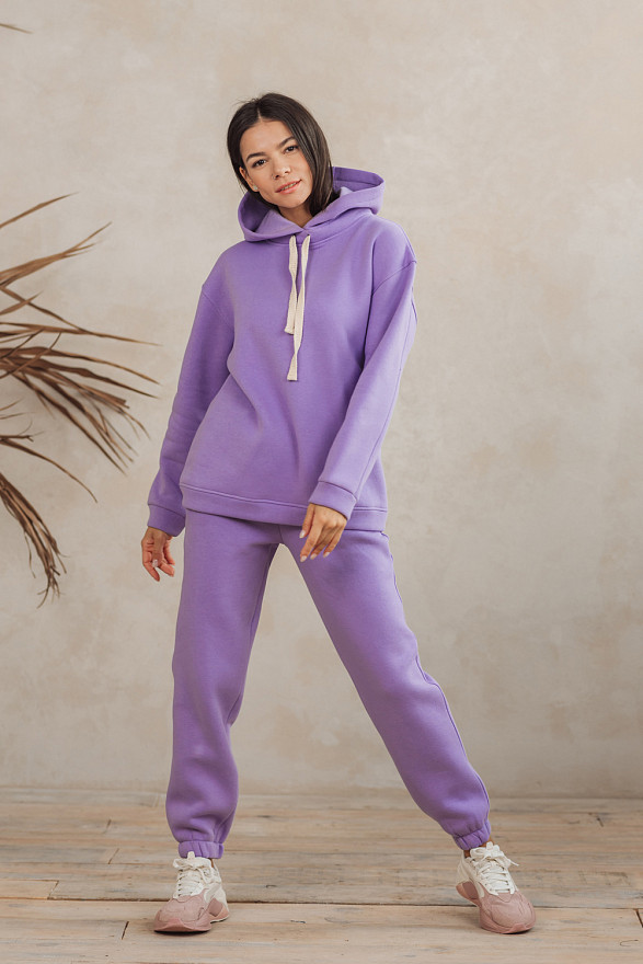 Lilac fleece sweatshirt  