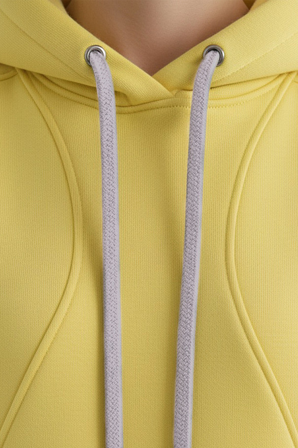 Warm lemon-colored women's suit
