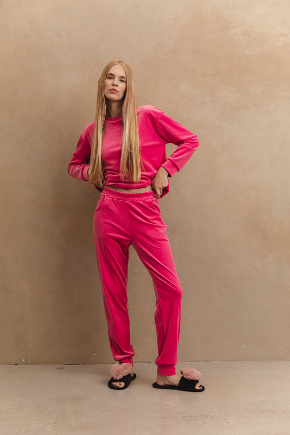 Velor suit in