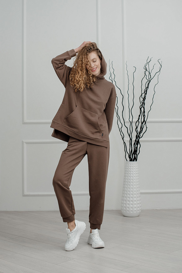 Трикотажные брюки-джоггеры