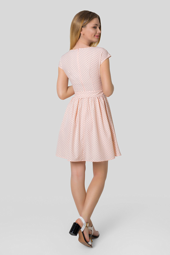 Short polka dot dress