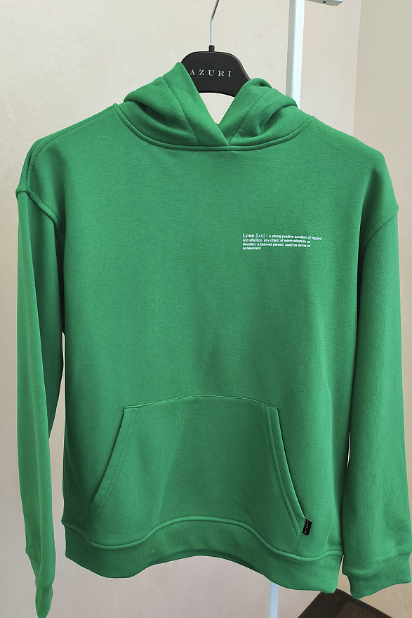 Коттоновый свитшот с надписью