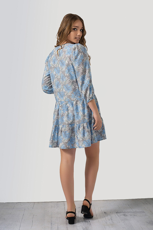 Міні сукня з воланом