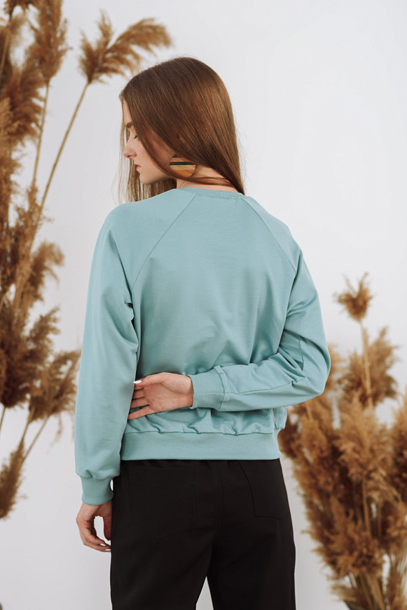 Худі кольору тиффани