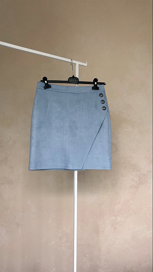 Замшевая мини-юбка