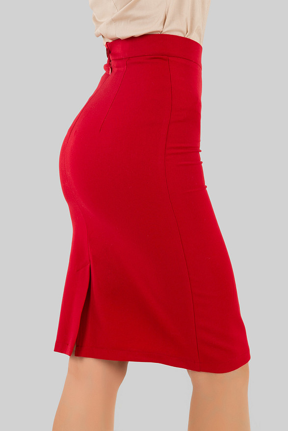 Юбка карандаш с пуговицами