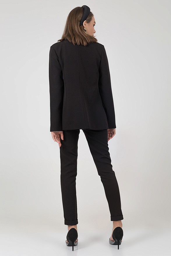 Classic blazer with button