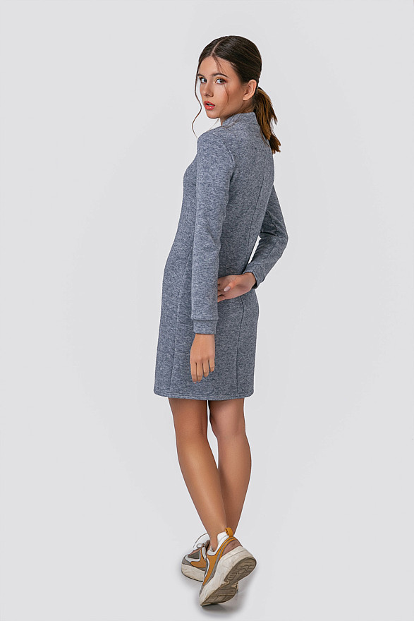 Warm angora dress