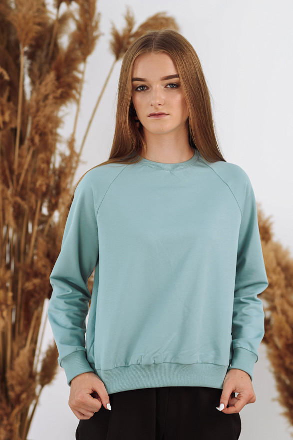 Худі кольору тиффани