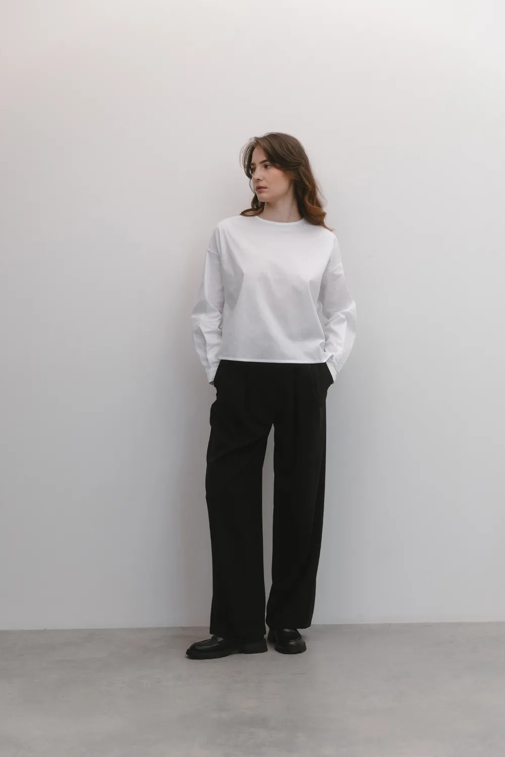 White shirt loose fit