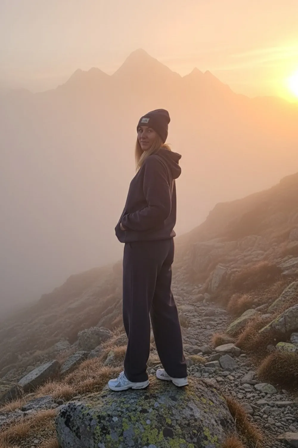 Graphite fleece suit