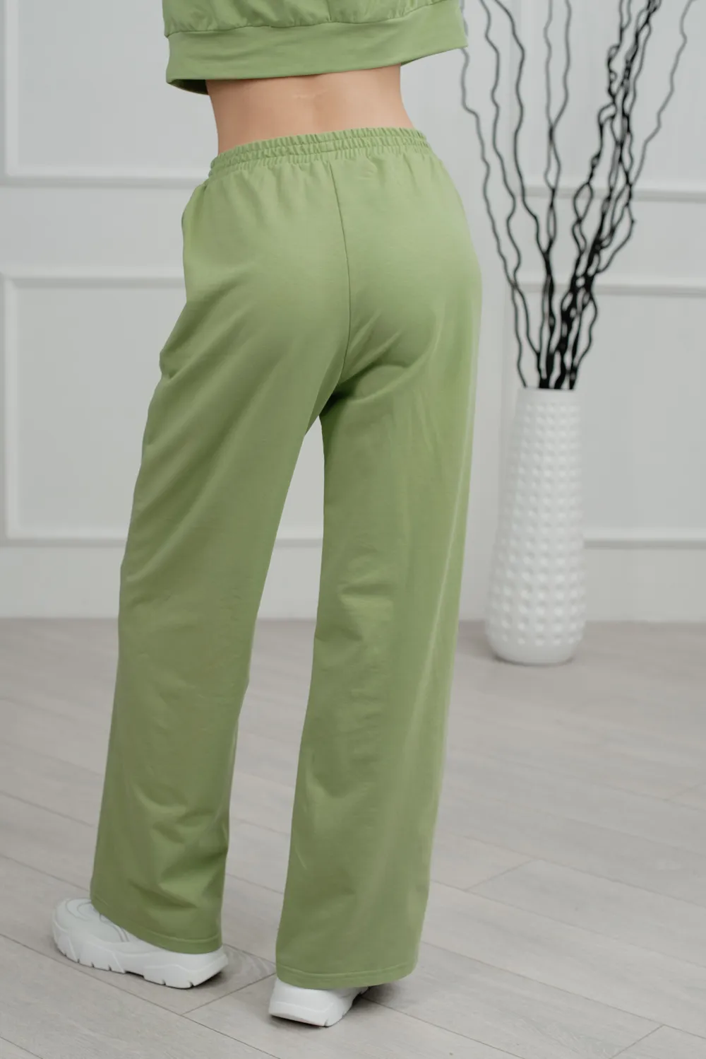Straight, wide legged tracksuit trousers