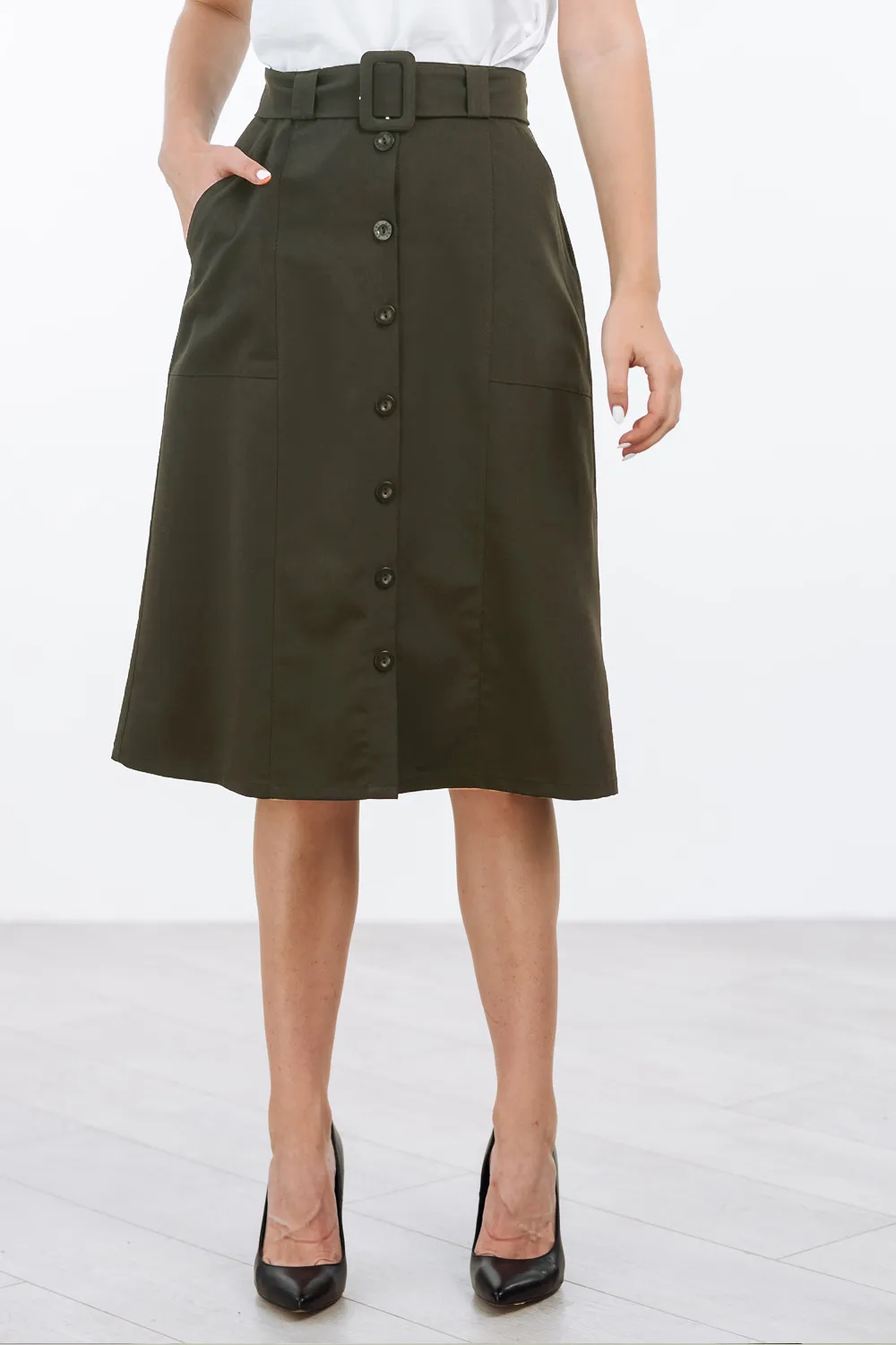 Skirt with pockets