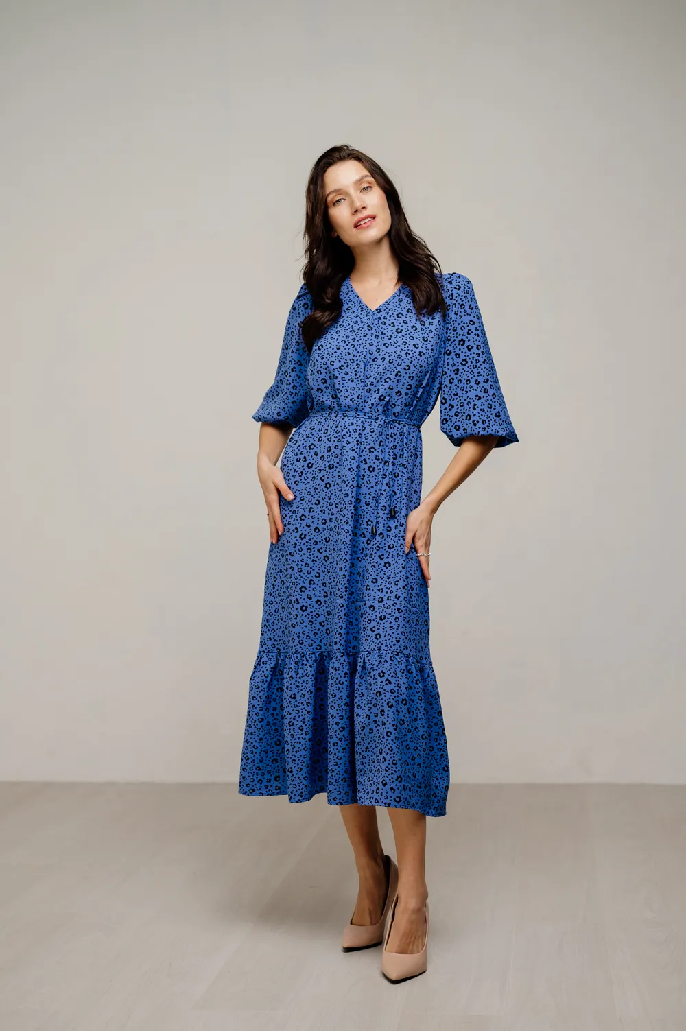 chinese dress ladies Kiata Maxi Dress - Bluebell