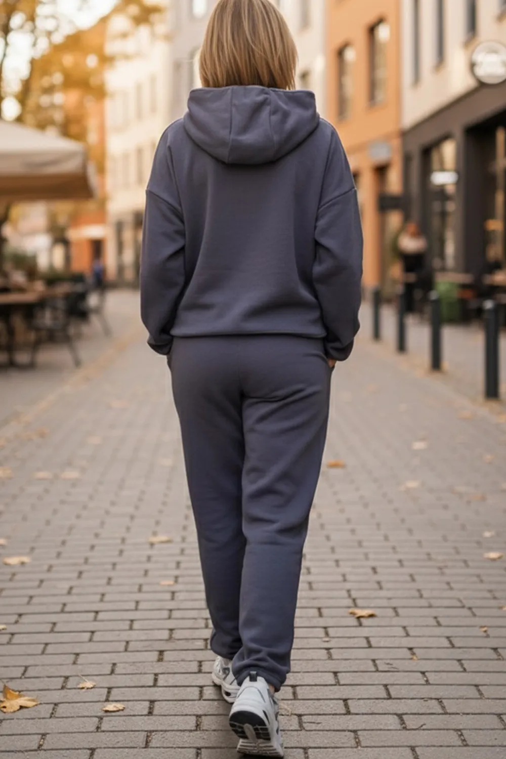 Graphite fleece suit