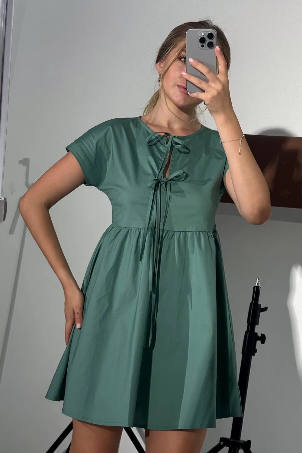 Loose cotton dress