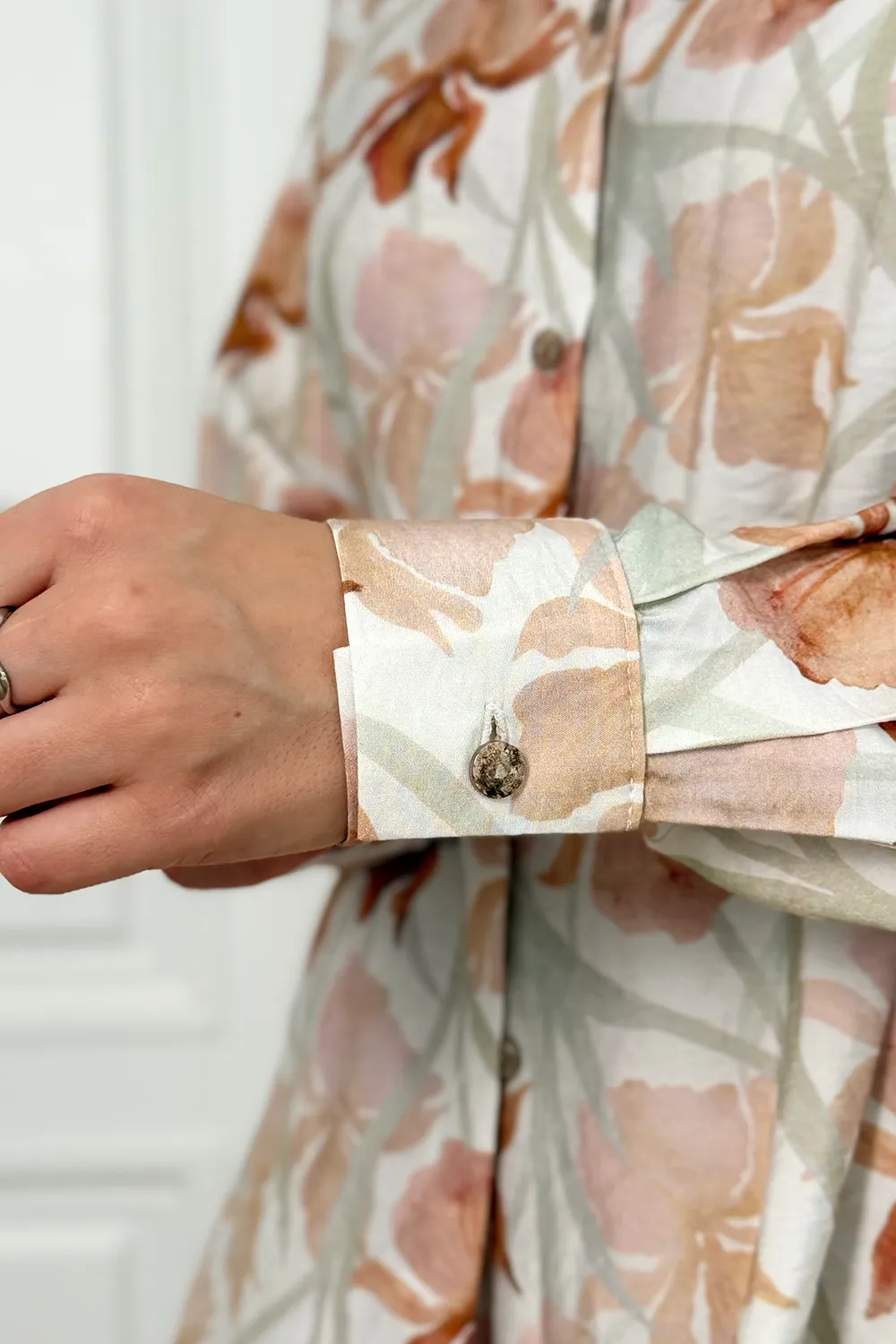 Caramel Muslin Shirt and Trousers Suit