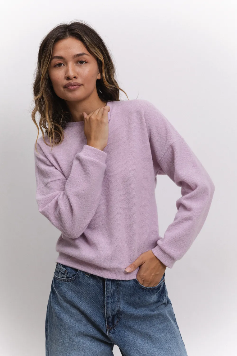 Womens lilac sweatshirt cheap